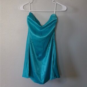 Elegant Teal Dress